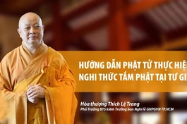 [Video] Hòa thượng Thích Lệ Trang hướng dẫn về lễ Tắm Phật tại tư gia